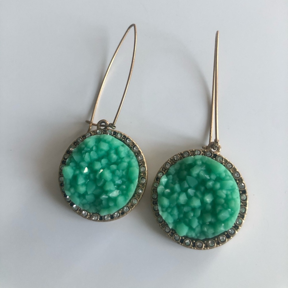 Rachel Roy turquoise drop earrings